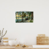 Uitzicht van de Old Man Rock Formation Poster (Keuken)