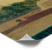 Uitzicht van de olifantenfontein poster (Hoek)