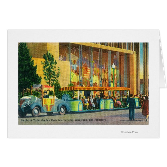 Uitzicht van de olifantentrein (Voorkant Horizontaal)