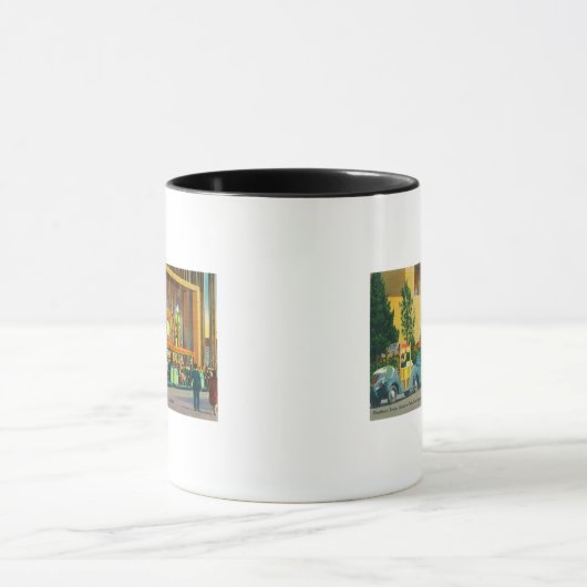 Uitzicht van de olifantentrein mok (Midden)