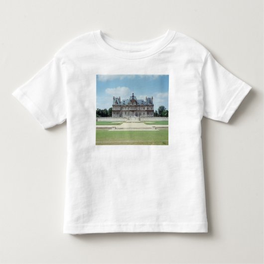 Uitzicht van de Oost-facade van Chateau de Maisons Kinder Shirts (Voorkant)