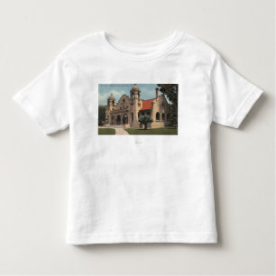 Uitzicht van de openbare bibliotheek van Carnegie Kinder Shirts