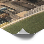 Uitzicht van de openbare bibliotheek van Carnegie Poster (Hoek)