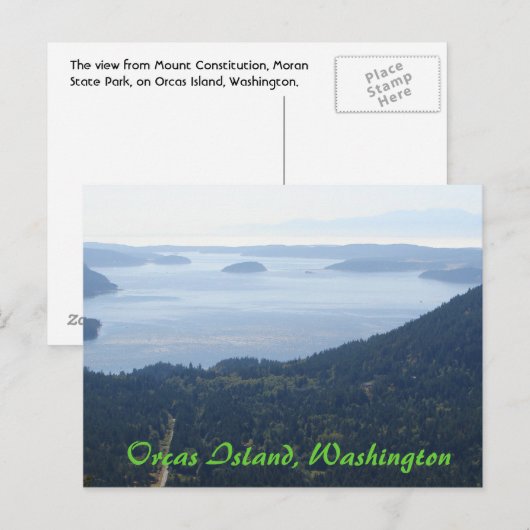 Uitzicht van de Opiniepeiling van de Grondwet Briefkaart (Voorkant / Achterkant)