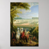 Uitzicht van de Orangerie te Versailles na 1697 Poster (Voorkant)