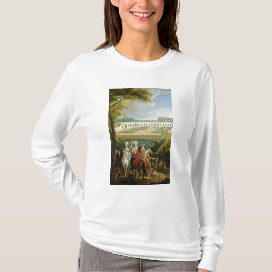 Uitzicht van de Orangerie te Versailles na 1697 T-shirt (Voorkant)