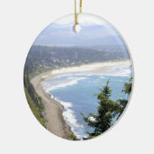 Uitzicht van de oregonkusten keramisch ornament (Links)