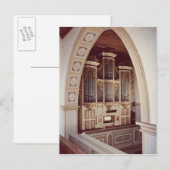 Uitzicht van de Organ in de kerk in Rotha Briefkaart (Voorkant / Achterkant)