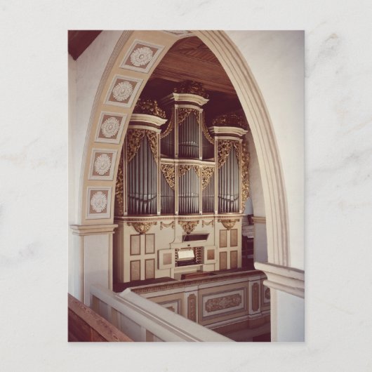 Uitzicht van de Organ in de kerk in Rotha Briefkaart (Voorkant)