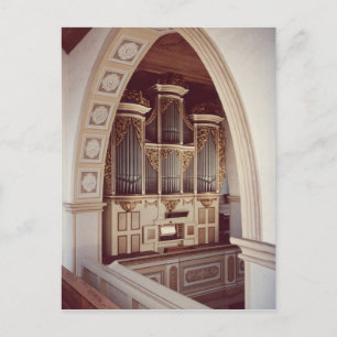 Uitzicht van de Organ in de kerk in Rotha Briefkaart