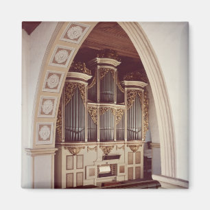 Uitzicht van de Organ in de kerk in Rotha Magneet