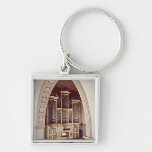 Uitzicht van de Organ in de kerk in Rotha Sleutelhanger (Voorkant)