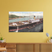 Uitzicht van de Oriental Liner Minnesota Canvas Afdruk (Insitu (Woonkamer))