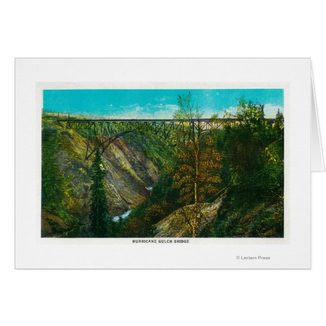 Uitzicht van de orkaanGolfbrug, Alaska (Voorkant Horizontaal)