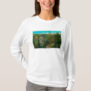 Uitzicht van de orkaanGolfbrug, Alaska T-shirt