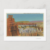 Uitzicht van de Osiris-tempel Briefkaart (Voorkant)