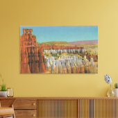 Uitzicht van de Osiris-tempel Canvas Afdruk (Insitu (Woonkamer))