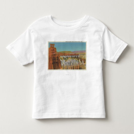 Uitzicht van de Osiris-tempel Kinder Shirts (Voorkant)