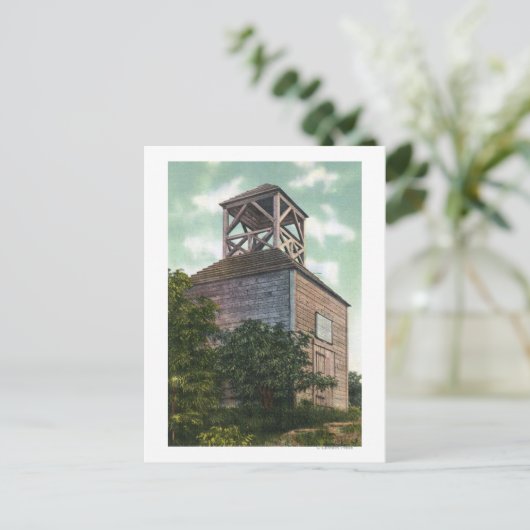 Uitzicht van de oude Belfry Briefkaart (Staand voorkant)