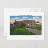 Uitzicht van de oude borgtocht briefkaart (Voorkant / Achterkant)