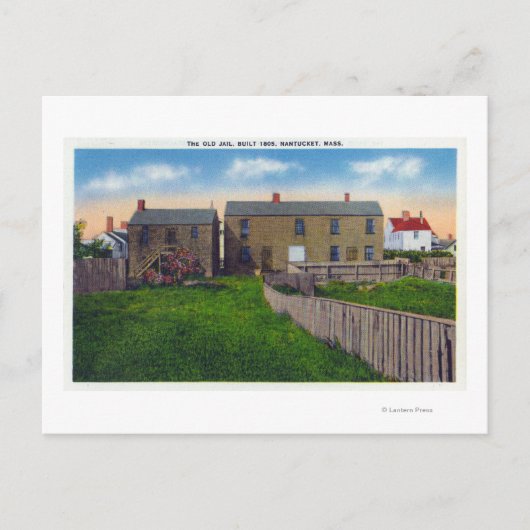 Uitzicht van de oude borgtocht briefkaart (Voorkant)