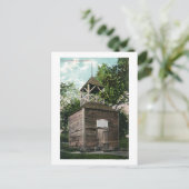 Uitzicht van de oude gordijn # 2 briefkaart (Staand voorkant)