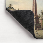 Uitzicht van de oude markt muismat (Hoek)