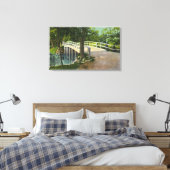 Uitzicht van de oude Noordbrug Canvas Afdruk (Insitu (Slaapkamer))