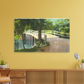 Uitzicht van de oude Noordbrug Canvas Afdruk (Insitu (Woonkamer))