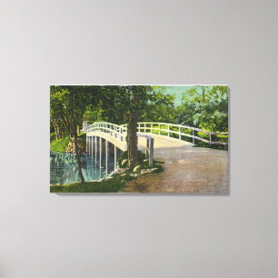 Uitzicht van de oude Noordbrug Canvas Afdruk