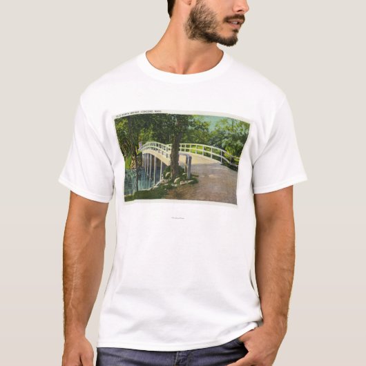 Uitzicht van de oude Noordbrug T-shirt (Voorkant)