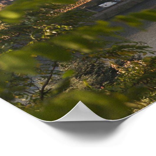 Uitzicht van de oude stad Heidelberg Poster (Hoek)