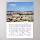 Uitzicht van de Oude Stad Jeruzalem, Israël. poste Poster (Voorkant)