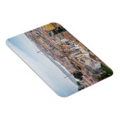 Uitzicht van de oude stad Lissabon en 25 april bru Magneet (Rechterzijde)