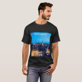 Uitzicht van de oude stad Nuremberg 's nachts T-shirt (Voorkant volledig)
