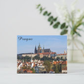 Uitzicht van de oude stad Praag, Tsjechië Briefkaart (Staand voorkant)