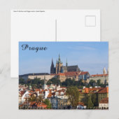 Uitzicht van de oude stad Praag, Tsjechië Briefkaart (Voorkant / Achterkant)