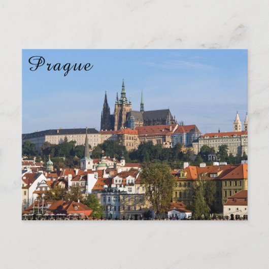 Uitzicht van de oude stad Praag, Tsjechië Briefkaart (Voorkant)