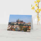 Uitzicht van de oude stad Praag, Tsjechië Kaart (Gele Bloem)