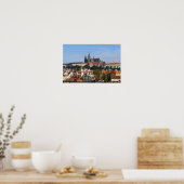 Uitzicht van de oude stad Praag, Tsjechië Poster (Keuken)