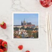 Uitzicht van de oude stad Praag, Tsjechië Servet (Insitu)