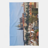 Uitzicht van de oude stad Praag, Tsjechië Theedoek (Verticaal)