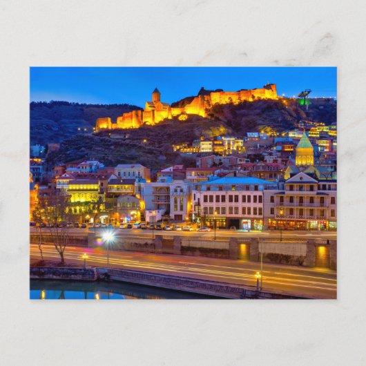 Uitzicht van de oude Tbilisi Briefkaart (Voorkant)