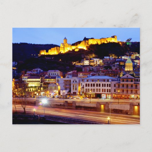 Uitzicht van de oude Tbilisi Briefkaart (Voorkant)