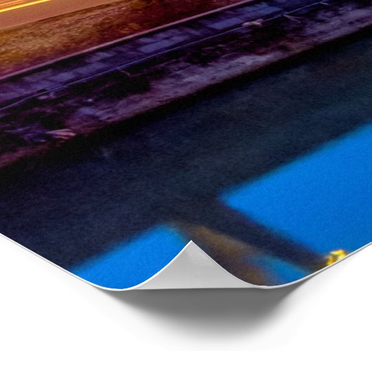 Uitzicht van de oude Tbilisi Poster (Hoek)