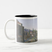 Uitzicht van de Outer Courtyard van de Seraglio, T Tweekleurige Koffiemok (Links)