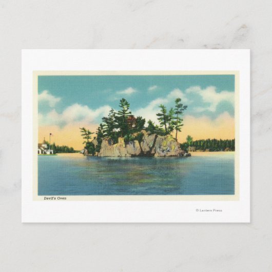 Uitzicht van de Oven van Devil Briefkaart (Voorkant)