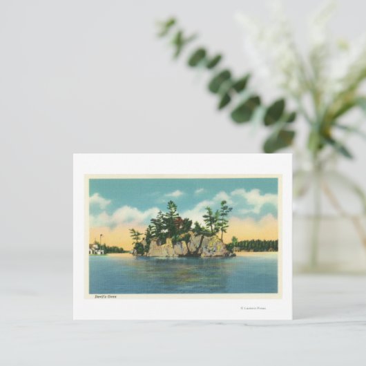 Uitzicht van de Oven van Devil Briefkaart (Staand voorkant)