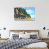 Uitzicht van de ovens in Bar Harbour Canvas Afdruk (Insitu (Slaapkamer))
