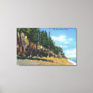 Uitzicht van de ovens in Bar Harbour Canvas Afdruk